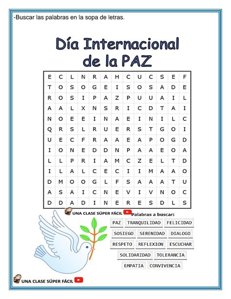 Pin De Mtra Anita En Septiembre Sopa De Letras Dificil Dia