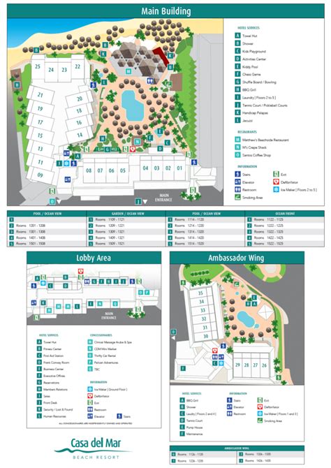 Resort map | Casa Del Mar Aruba Beach Resort & Timeshare in Aruba