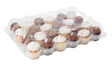 Cupcake Boxes 24 Count Cup Cake Containers Travel Carrier 5 Pack