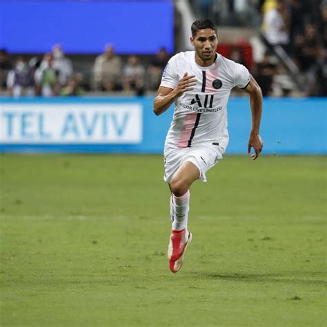 Foot Lors du trophée des champions face à Lille Achraf Hakimi PSG