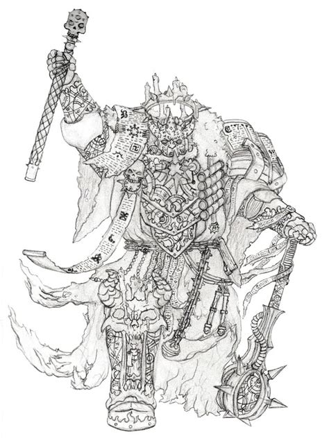 Daemon Primarch Lorgar Art By Me Rimaginarywarhammer