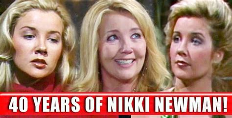 Celebrating 40 Years Of Nikki Newman On The Young And The Restless!