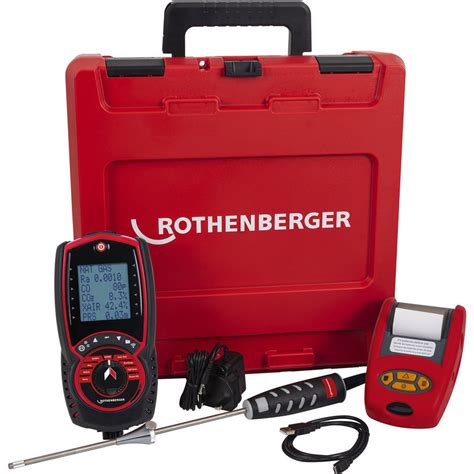 Rothenberger Ro S Flue Gas Analyser Irp Printer Toolstation