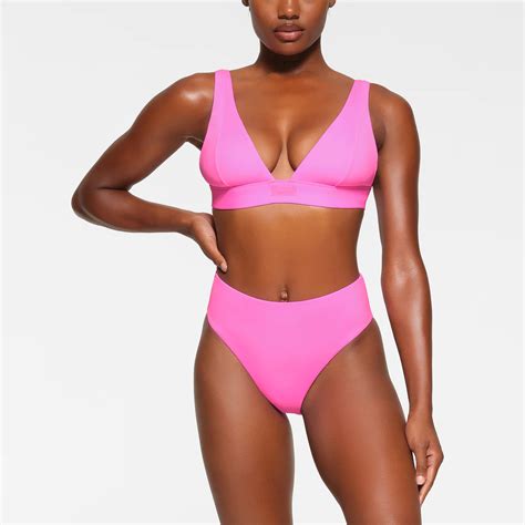 Skims Swim Plunge Bikini Top