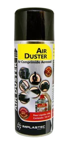 Ar Comprimido Aerossol Implastec Air Duster 200g 164ml MercadoLivre