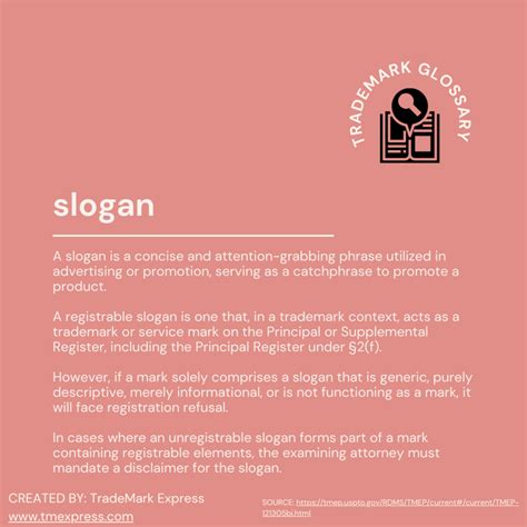 trademark  slogan protecting  brands catchy phrases