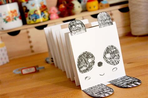 Le Petit Pot Diy Panda Bear Accordion Photo Album Accordion Photo