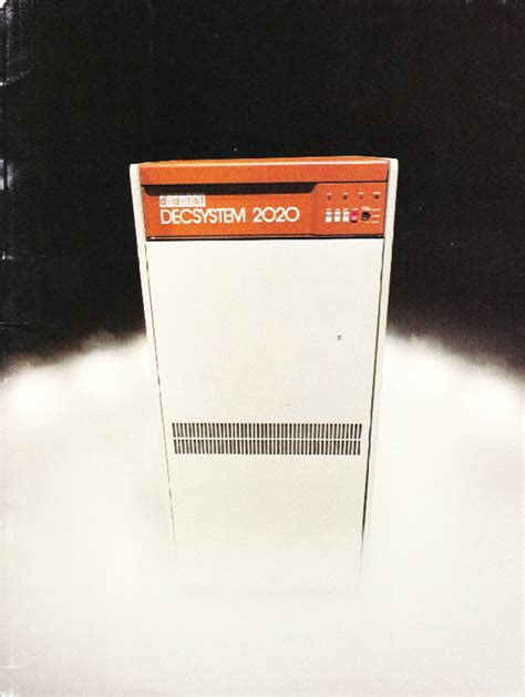 Digital Equipment Corporation Decsystem 2020 Brochure Promotional