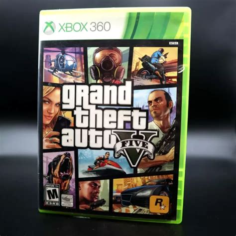 Grand Theft Auto V Gta Microsoft Xbox Complet Avec Carte Et