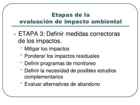 Evaluacion De Impacto Ambiental