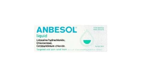 Buy Anbesol Oral Liquid 10ml Pack Online | Daily Chemist