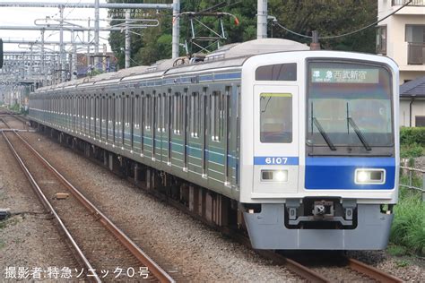 2nd Train 【西武】6000系6107fが西武新宿線系統での運用を開始の写真 Topicphotoid96803