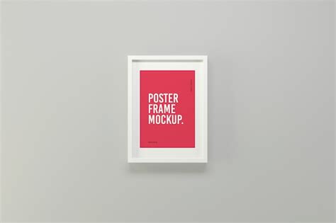 Premium Psd Poster Frame Photoshop Mockup