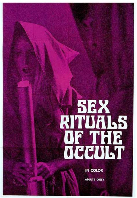 Sex Ritual Of The Occult Película 1970