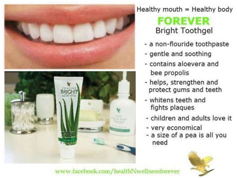 The Benefits Of Forever Toothgel Gum Care Forever Living Products Forever Bright Toothgel