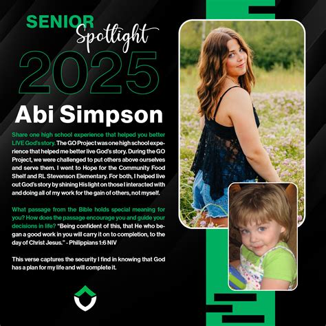 Avail Academy - 🎓 SENIOR SPOTLIGHT: ABI SIMPSON Q. Share... | Facebook