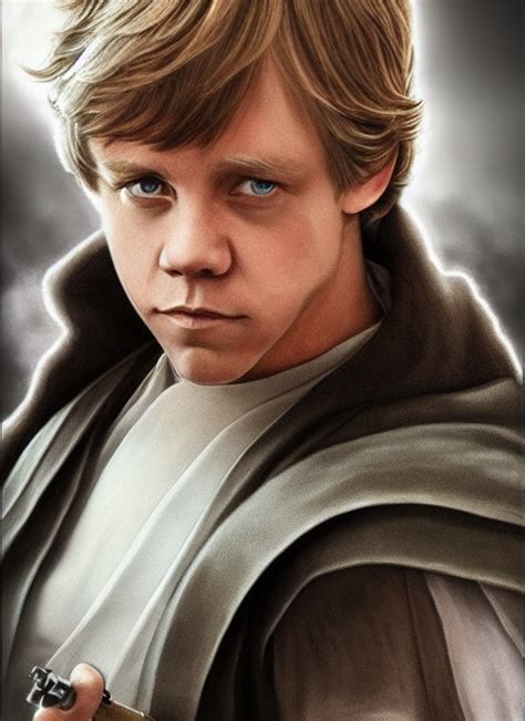 Luke Skywalker As Jedi Fantasy Photo Realistic Arthub Ai