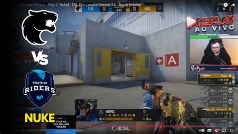 Furia Vs Movistar Riders Nuke Esl Pro League Season Youtube