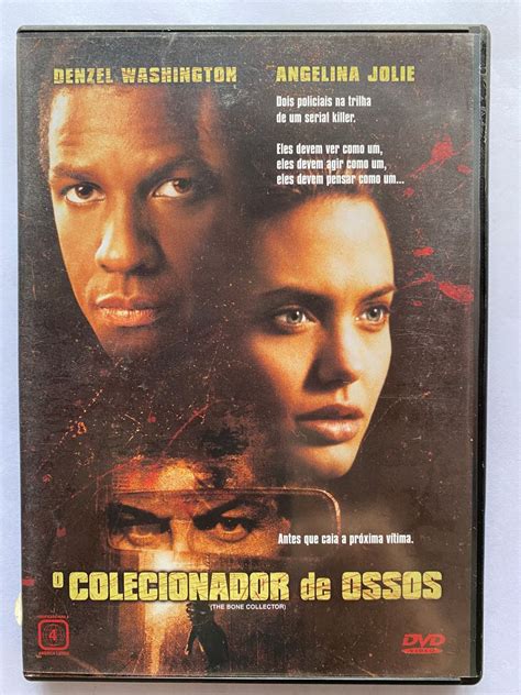 O Colecionador de Ossos Denzel Washington e Jolie Dvd Filme e Série