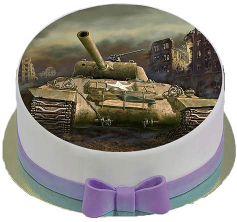 OPŁATEK NA TORT 2 CZOŁG tank czołgi wojsko 20cm 9805815336 Allegro pl