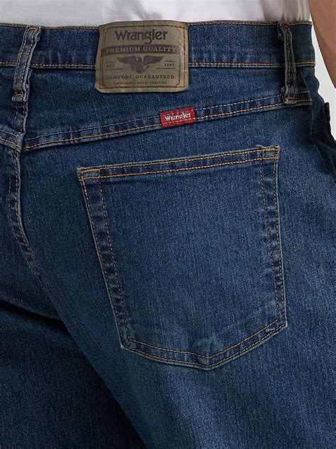 Wrangler® Five Star Premium Denim Flex For Comfort Relaxed Fit Jean Dark Wash Denim Wrangler®