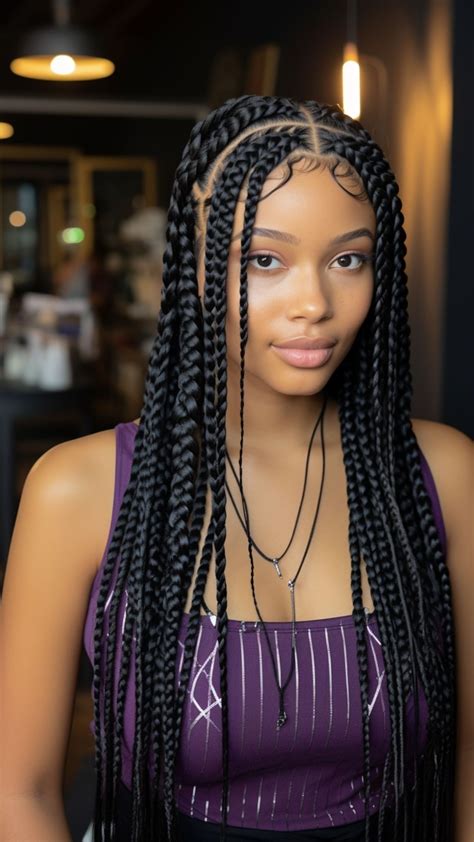 25 Stunning Large Knotless Braids Hairstyles Elevate Your Look Today