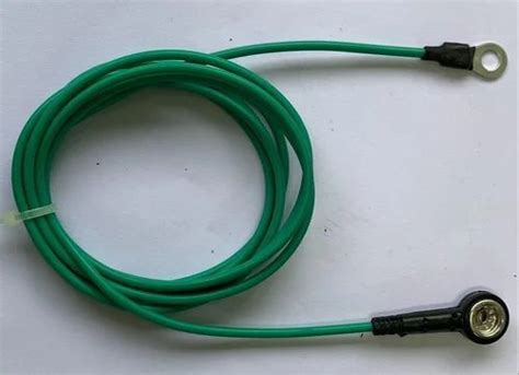 Copper Pin Green Esd Grounding Cord For Electric Appliance Meg