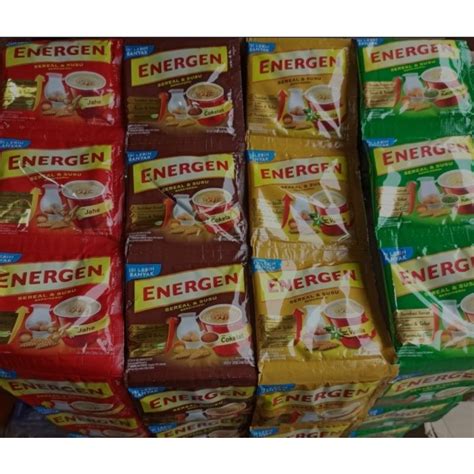 Jual Energen Susu Sereal New All Varian Isi 10 Scht 34gr Shopee Indonesia