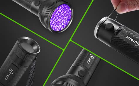 ESCO LITE Escolite UV Flashlight Black Light 51 LED 395 NM Ultraviolet