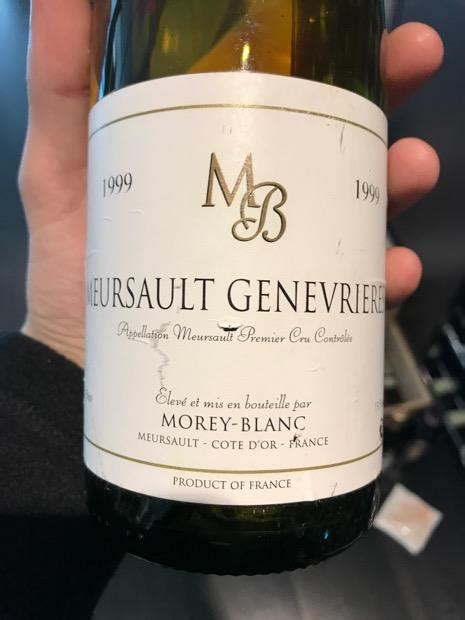 1995 Hospices de Beaune Meursault 1er Cru Les Genevrières Cuvée Baudot