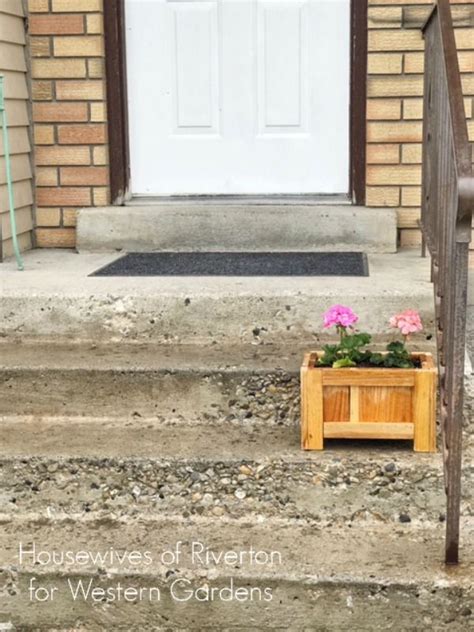 Diy Porch Planter Box For Mothers Day Western Garden Centers Porch Planters Diy Porch