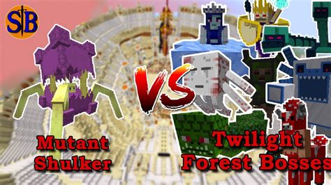 Mutant Shulker Mutant More Vs Twilight Forest Bosses Minecraft Mob