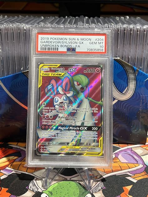 Gardevoir Sylveon Gx Full Art Unbroken Bonds Pokemon Tcg Card