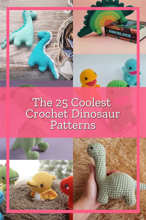 The Coolest Crochet Dinosaur Patterns