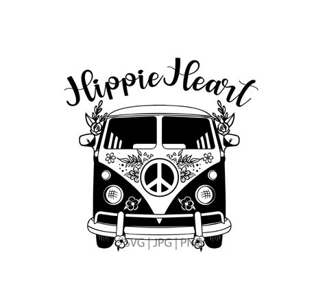 Hippy Soul Hippy Van Svg Vintage Svg For Cricut Svg Etsy