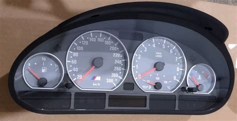 Bmw E46 M3 2001 2006 Kmh Instrument Cluster Speedometer Manual Or Smg — Euroactive