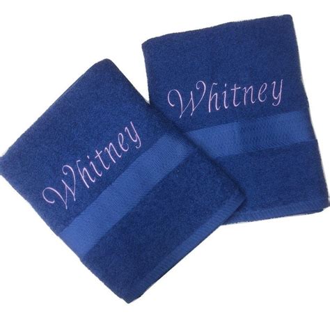 Personalized Bath Towels Embroidered Bath Towel Personalized | Etsy