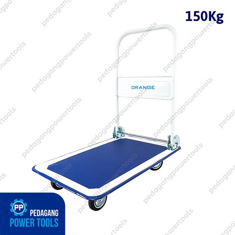 Jual ORANGE TROLI LIPAT 150 KG TROLLEY HAND TRUCK ALAT ANGKUT BARANG