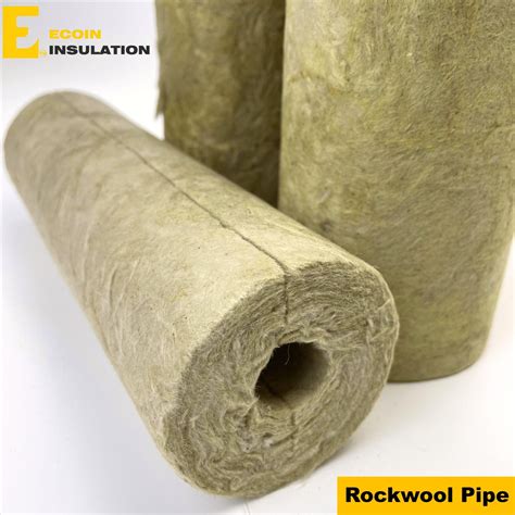 Chilled Water Rock Wool Pipe Insulation Factory Heat Insulation Rock