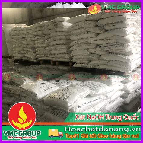 Sodium hydroxide 98 99 NaOH Trung Quốc 25kg bao HÓA CHẤT ĐÀ NẴNG