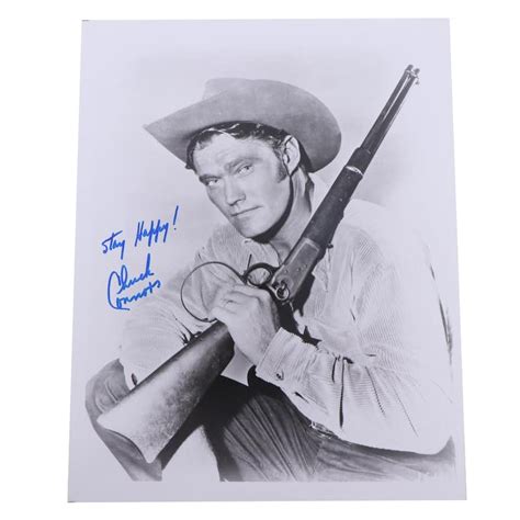 Chuck Connors Autographed The Rifleman Photo With Inscription Ebth