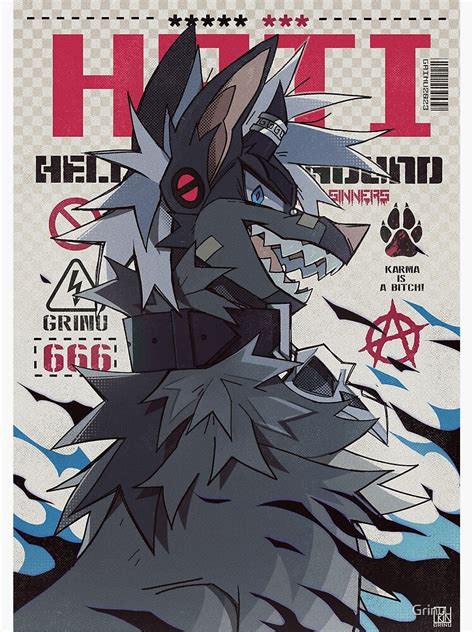 Cool Hellhound Guy Poster For Sale By Grinu Redbubble