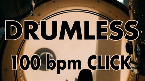 Melodic Rock Backing Track For Drums Players 100 Bpm With Click YouTube