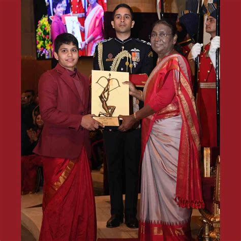 President Bestows Arjuna Award 2023 upon Wrestling Sensation Ms. Antim ...