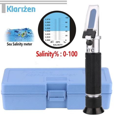 Jual Salt Salinity Refractometer Alat Ukur Kadar Garam Cairan