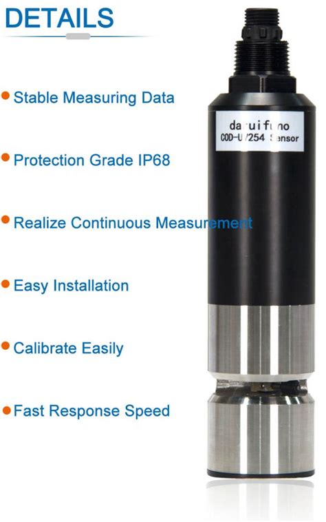 Digital BOD TOC Turbidity COD Sensor For Water Treatment Plant Measuring