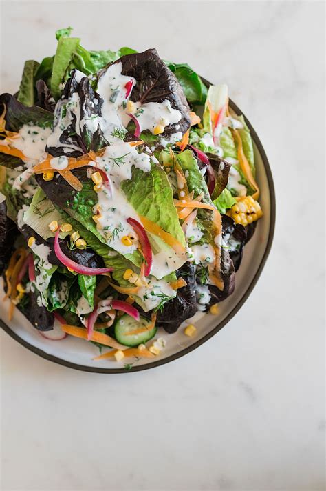 Rainbow Gem Salad With Buttermilk Ranch Tiffani Thiessen