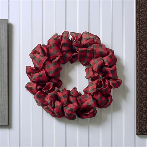 DIY Ribbon Wreath in Three Easy Steps! | Ribbon wreath diy, Christmas ...