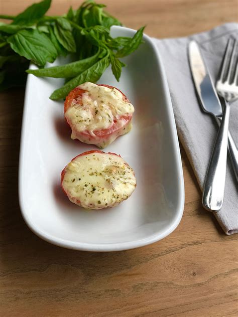 Tomate Al Horno Con Mozzarella Receta Ekilu