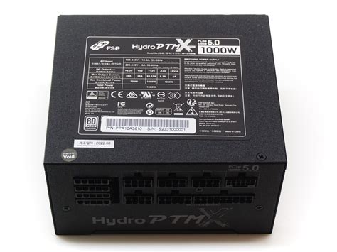 The Fsp Hydro Ptm X Pro W Atx Psu Review Premium Platinum Power